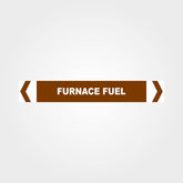 Custom Design Sign,Furnace Fuel Pipe Marker
